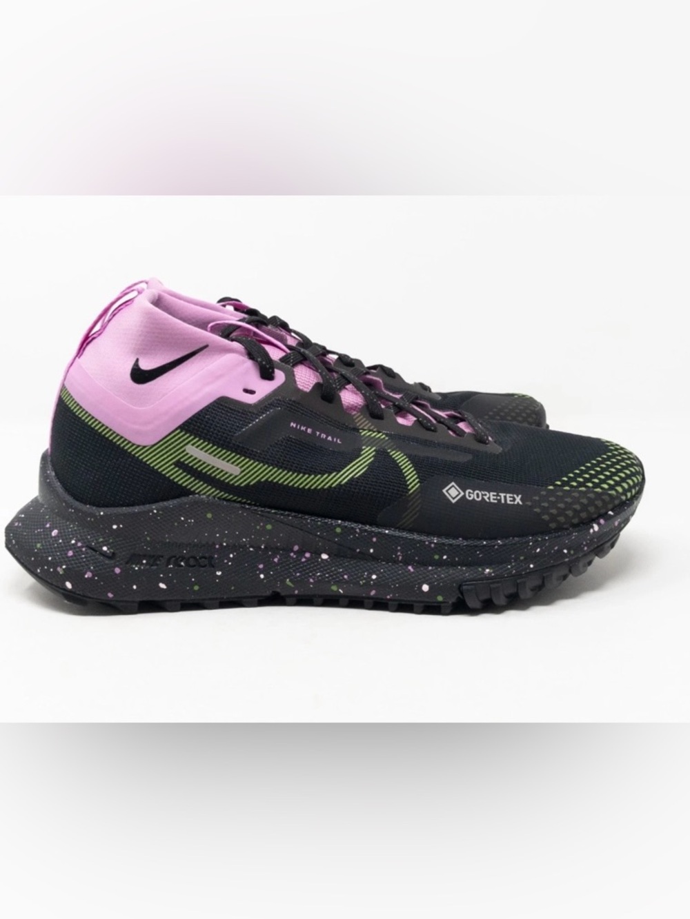 Nike React Pegasus 4 💅🌴 Trail GTX Black Magenta Shoes Wmns Sz 7 8.5 FN7102-010 - Picture 8 of 13